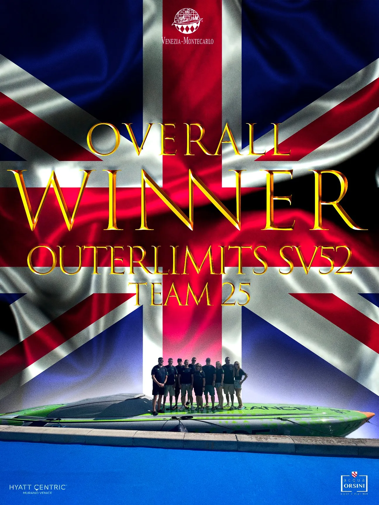 Official 1st place poster: Outerlimits SV 52, Team 25