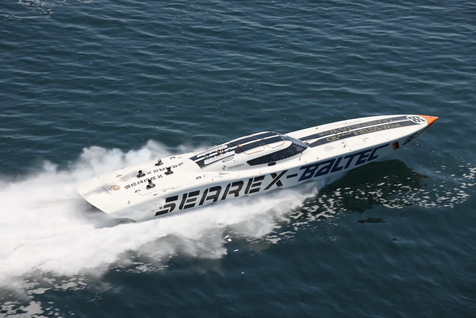 Il Searex Baltec a tutta velocità